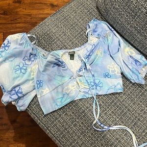 Floral crop top